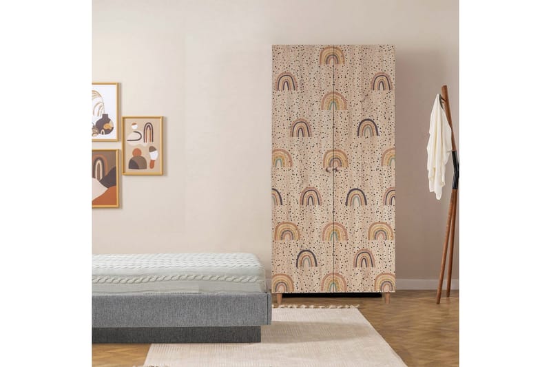 Selalesi Garderobesskåp 90x192 cm - Oppbevaring - Klesoppbevaring - Garderober & garderobesystem - Garderobeskap & klesskap