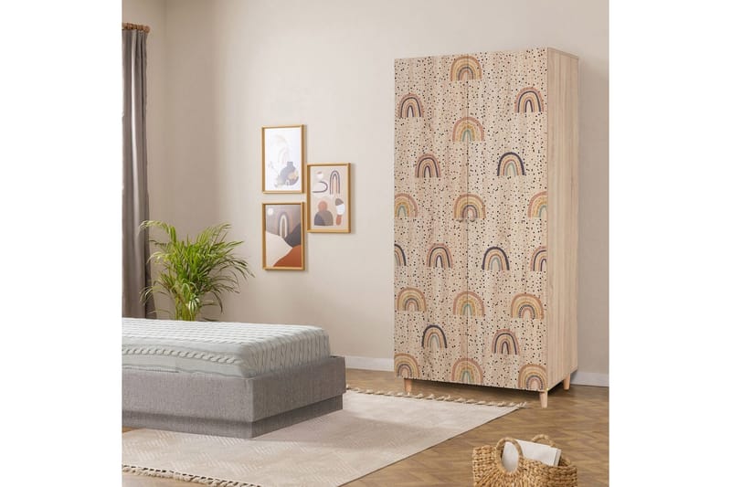 Selalesi Garderobesskåp 90x192 cm - Oppbevaring - Klesoppbevaring - Garderober & garderobesystem - Garderobeskap & klesskap