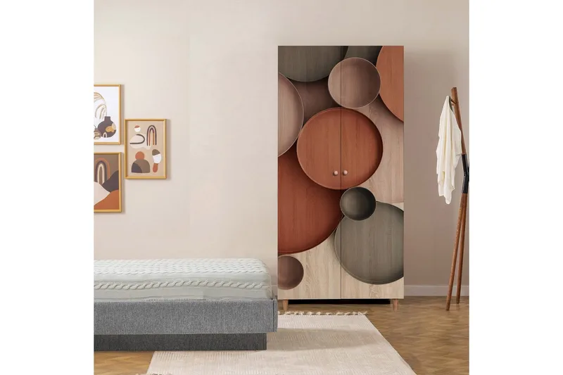 Selalesi Garderobesskåp 90x192 cm - Oppbevaring - Klesoppbevaring - Garderober & garderobesystem - Garderobeskap & klesskap