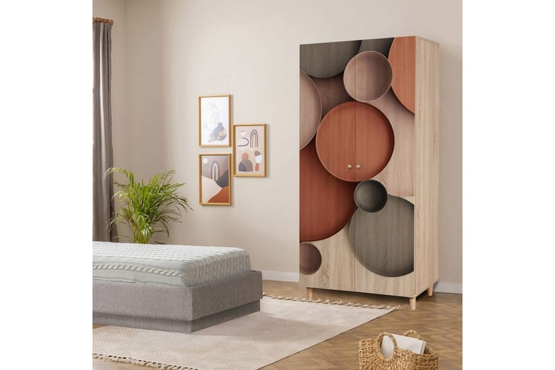 Selalesi Garderobesskåp 90x192 cm - Oppbevaring - Klesoppbevaring - Garderober & garderobesystem - Garderobeskap & klesskap