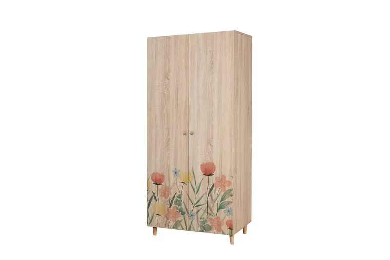 Selalesi Garderobesskåp 90x192 cm - Oppbevaring - Klesoppbevaring - Garderober & garderobesystem - Garderobeskap & klesskap