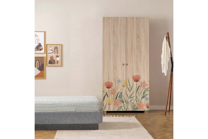 Selalesi Garderobesskåp 90x192 cm - Oppbevaring - Klesoppbevaring - Garderober & garderobesystem - Garderobeskap & klesskap