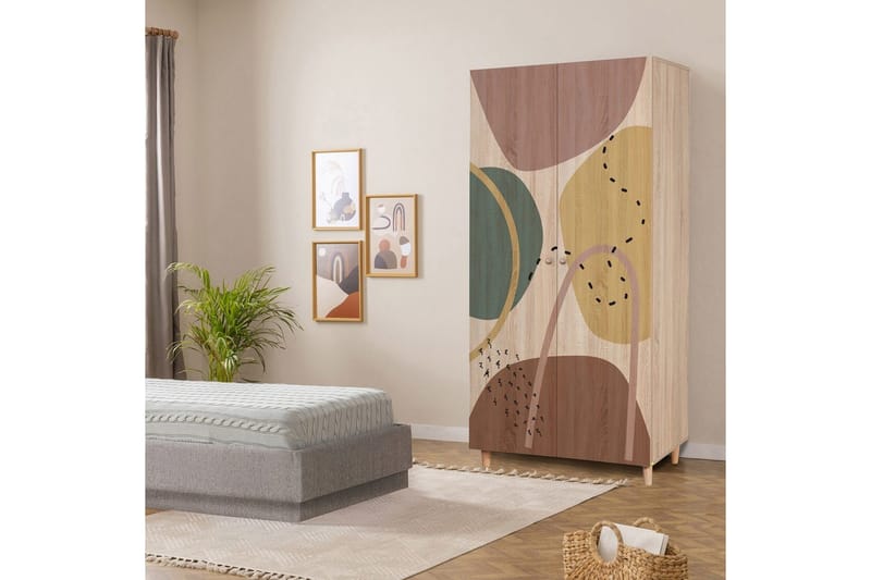 Selalesi Garderobesskåp 90x192 cm - Oppbevaring - Klesoppbevaring - Garderober & garderobesystem - Garderobeskap & klesskap