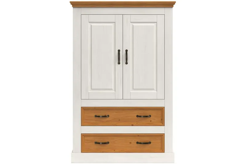 Selma Garderobe 86x131 cm - Hvit - Oppbevaring - Klesoppbevaring - Garderober & garderobesystem