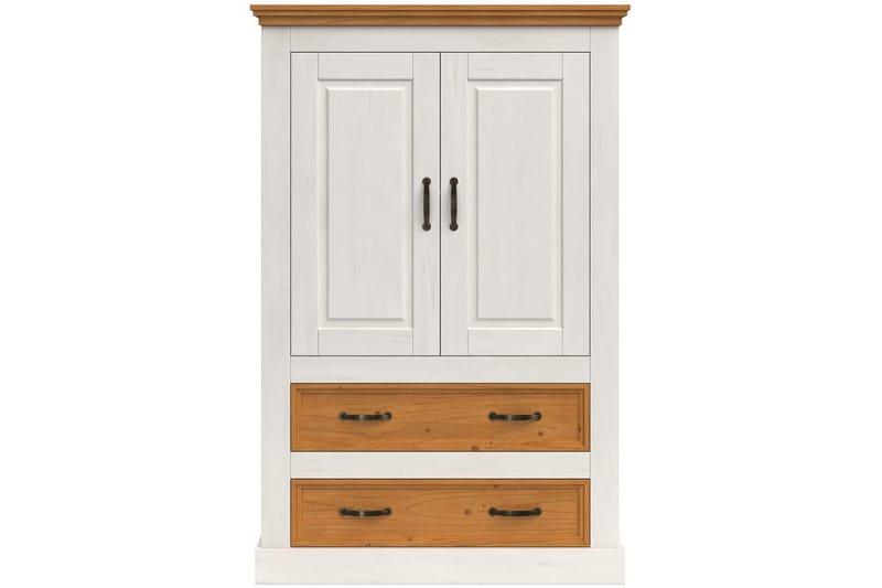 Selma Garderobe 86x131 cm - Hvit - Oppbevaring - Klesoppbevaring - Garderober & garderobesystem