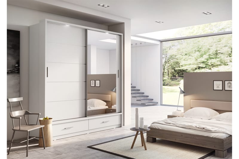 Shank Garderobe - Hvit - Oppbevaring - Klesoppbevaring - Garderober & garderobesystem
