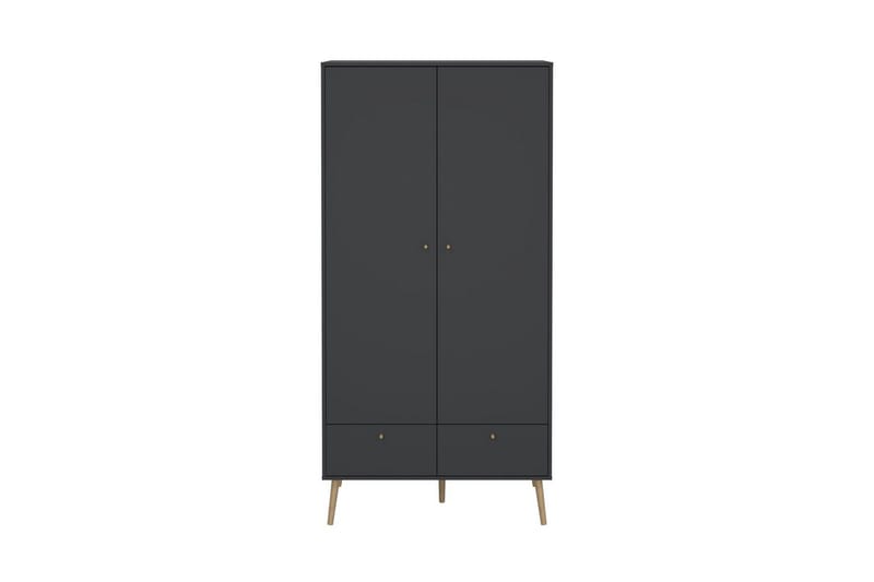 Shinta Garderobskap 99x200 cm - Grå - Oppbevaring - Klesoppbevaring - Garderober & garderobesystem - Garderobeskap & klesskap