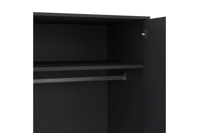 Shinta Garderobskap 99x200 cm - Grå - Oppbevaring - Skooppbevaring - Skoskap