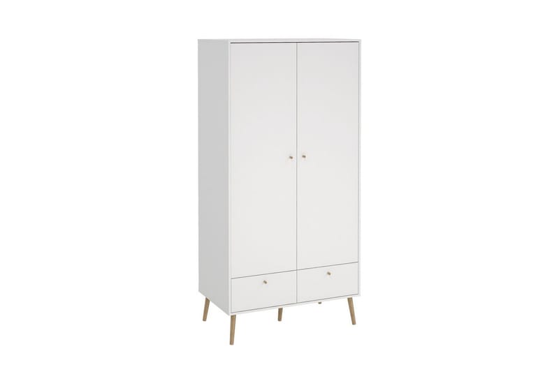 Shinta Garderobskap 99x200 cm - Hvit - Oppbevaring - Klesoppbevaring - Garderober & garderobesystem - Garderobeskap & klesskap