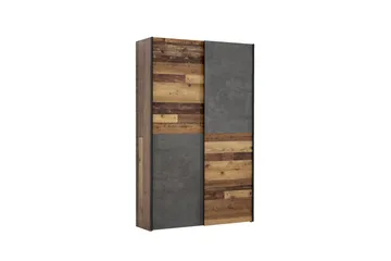 Shipts Garderobe 42x120 cm - Natur/Mørkegrå - Oppbevaring - Klesoppbevaring - Garderober & garderobesystem