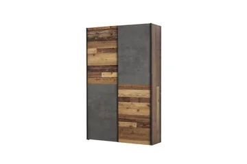 Shipts Garderobe 42x120 cm - Natur/Mørkegrå - Oppbevaring - Klesoppbevaring - Garderober & garderobesystem