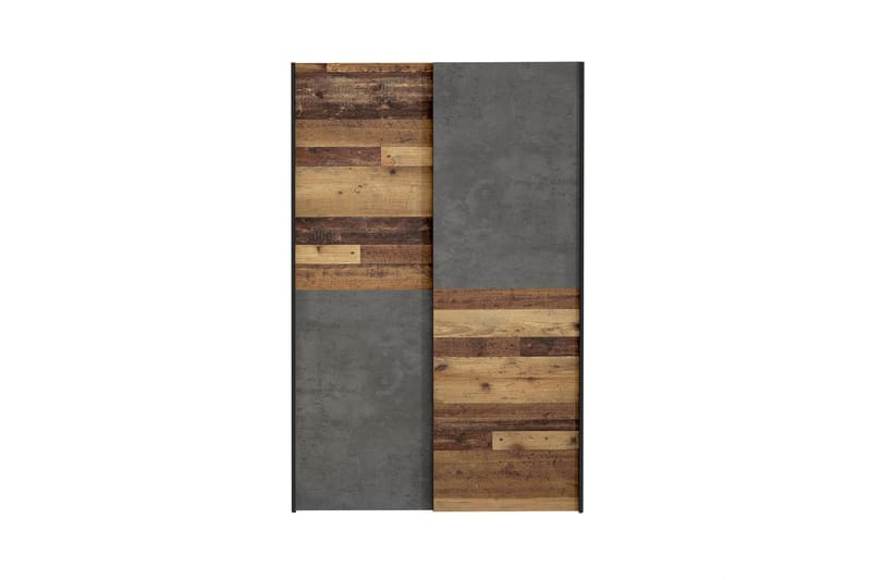 Shipts Garderobe 42x120 cm - Natur/Mørkegrå - Oppbevaring - Klesoppbevaring - Garderober & garderobesystem