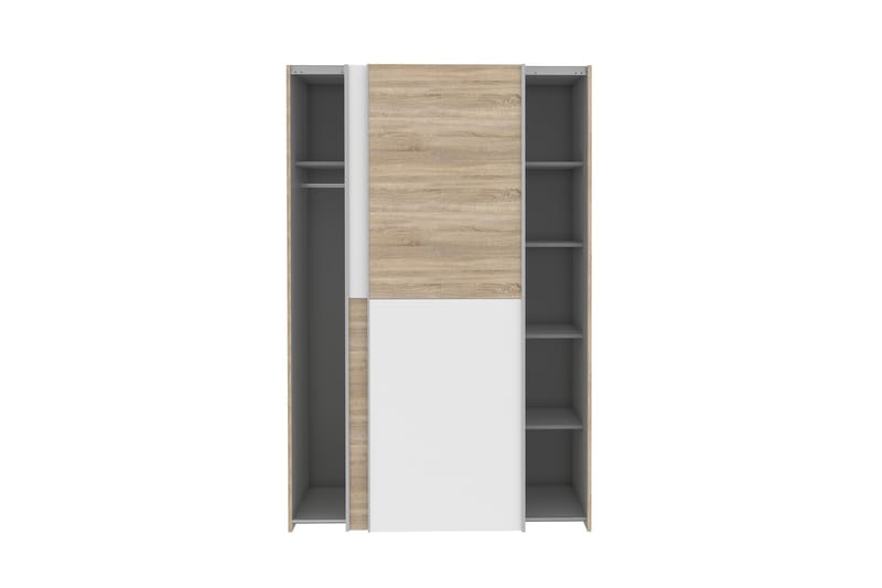 Shipts Garderobe 62x120 cm - Brun/Hvit - Oppbevaring - Klesoppbevaring - Garderober & garderobesystem