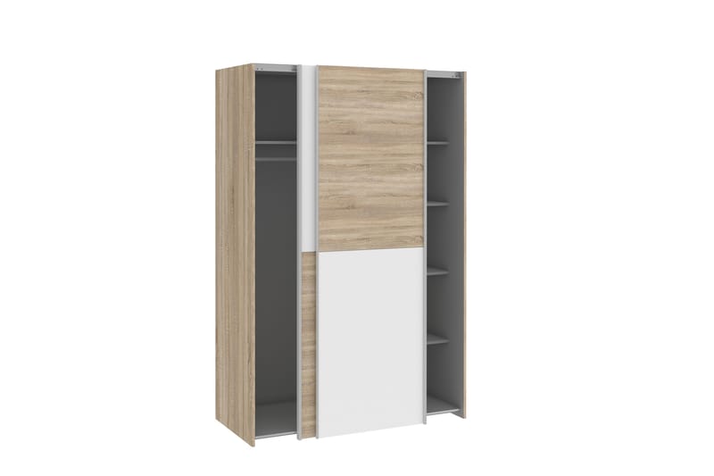 Shipts Garderobe 62x120 cm - Brun/Hvit - Oppbevaring - Klesoppbevaring - Garderober & garderobesystem