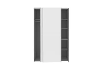 Shipts Garderobe 62x120 cm - Hvit - Oppbevaring - Klesoppbevaring - Garderober & garderobesystem