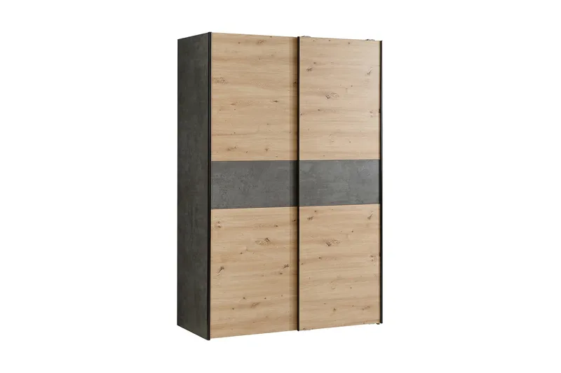 Shipts Garderobe 62x120 cm - Lys Natur/Grå - Oppbevaring - Klesoppbevaring - Garderober & garderobesystem