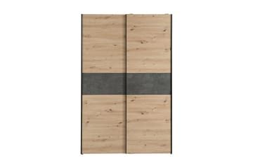 Shipts Garderobe 62x120 cm - Lys Natur/Grå - Oppbevaring - Klesoppbevaring - Garderober & garderobesystem
