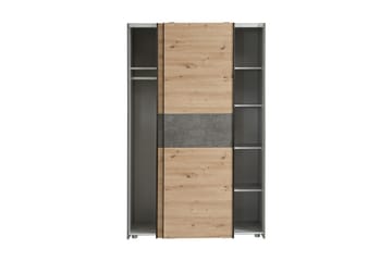 Shipts Garderobe 62x120 cm - Lys Natur/Grå - Oppbevaring - Klesoppbevaring - Garderober & garderobesystem