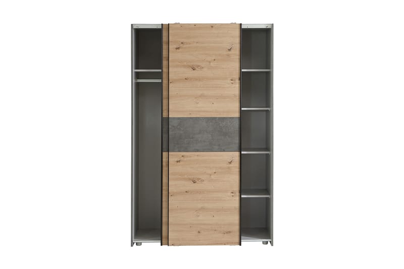 Shipts Garderobe 62x120 cm - Lys Natur/Grå - Oppbevaring - Klesoppbevaring - Garderober & garderobesystem