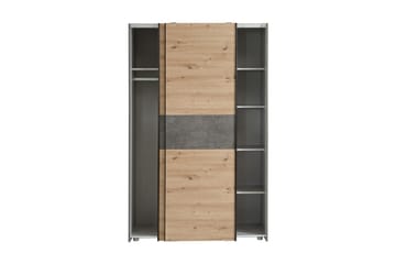 Shipts Garderobe 62x120 cm - Lys Natur/Grå - Oppbevaring - Klesoppbevaring - Garderober & garderobesystem