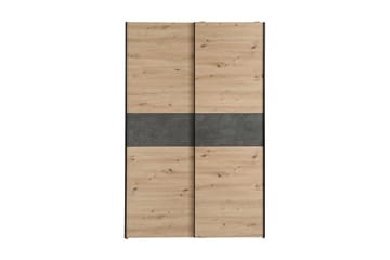 Shipts Garderobe 62x120 cm - Lys Natur/Grå - Oppbevaring - Klesoppbevaring - Garderober & garderobesystem