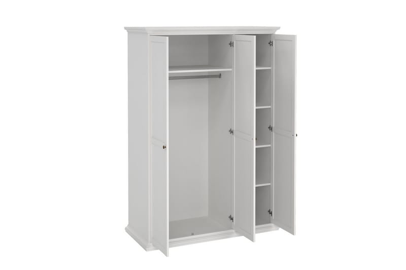 Shoiba Garderobe 138,8x200,6 cm - Hvit - Oppbevaring - Klesoppbevaring - Garderober & garderobesystem