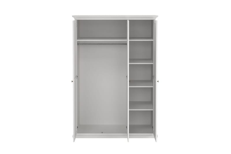 Shoiba Garderobe 138,8x200,6 cm - Hvit - Oppbevaring - Klesoppbevaring - Garderober & garderobesystem