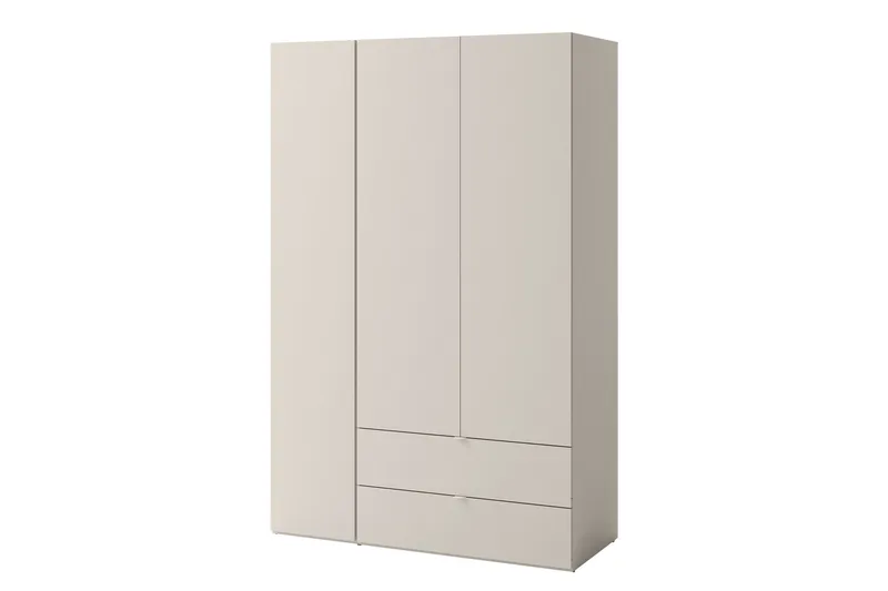 Sigmana Garderobeskap 130x201 cm, Brun