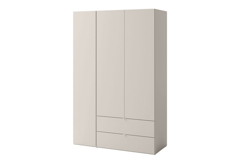 Sigmana Garderobeskap 130x201 cm - Brun - Oppbevaring - Klesoppbevaring - Garderober & garderobesystem