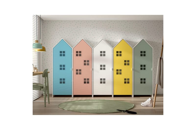 Skap Casami 5-delt med dører - Oppbevaring - Klesoppbevaring - Garderober & garderobesystem - Garderobeskap & klesskap