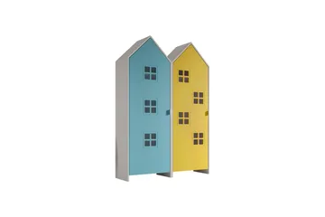 Skap Casami Brugge 2-delt med 2 Dører Gul/Blå