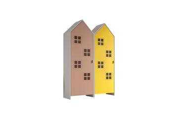 Skap Casami Brugge 2-delt med 2 Dører Rosa/Gul