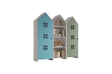 Skap Casami Brugge 3-delt med 1 Åpent Skap Grønn/Blå