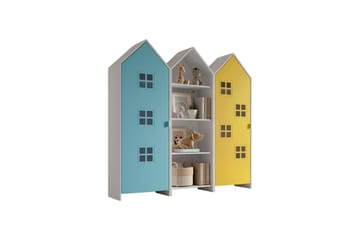 Skap Casami Brugge 3-delt med 1 Åpent Skap Gul/Blå