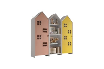 Skap Casami Brugge 3-delt med 1 Åpent Skap Rosa/Gul