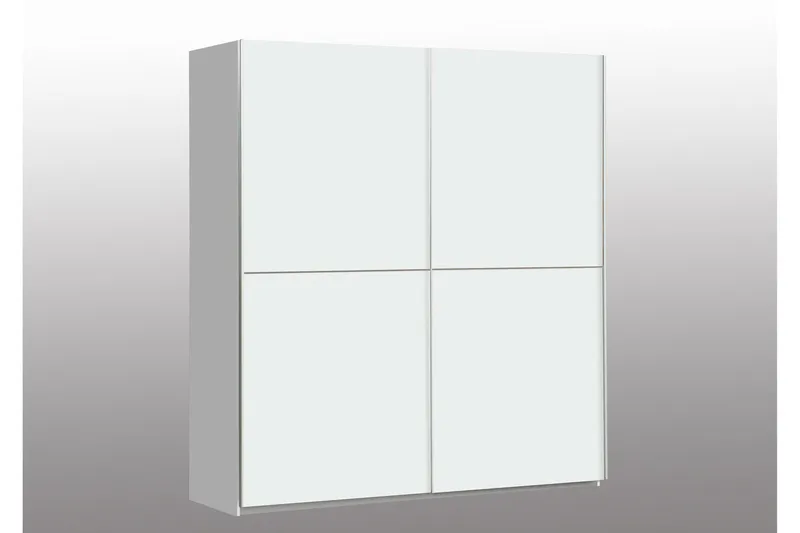 Slosser Garderobe 170x191 cm - Ekstra Hvit - Oppbevaring - Klesoppbevaring - Garderober & garderobesystem