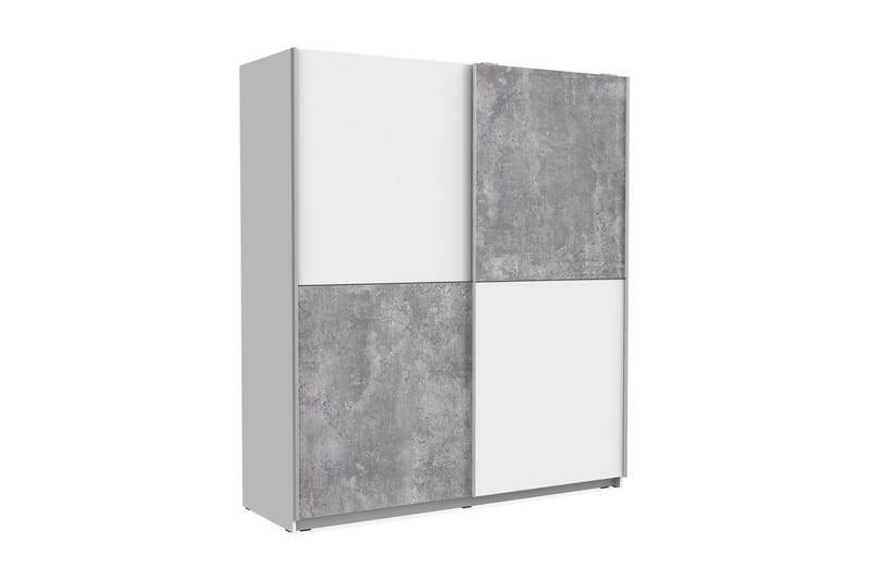 Slosser Garderobe 170x191 cm, Grå