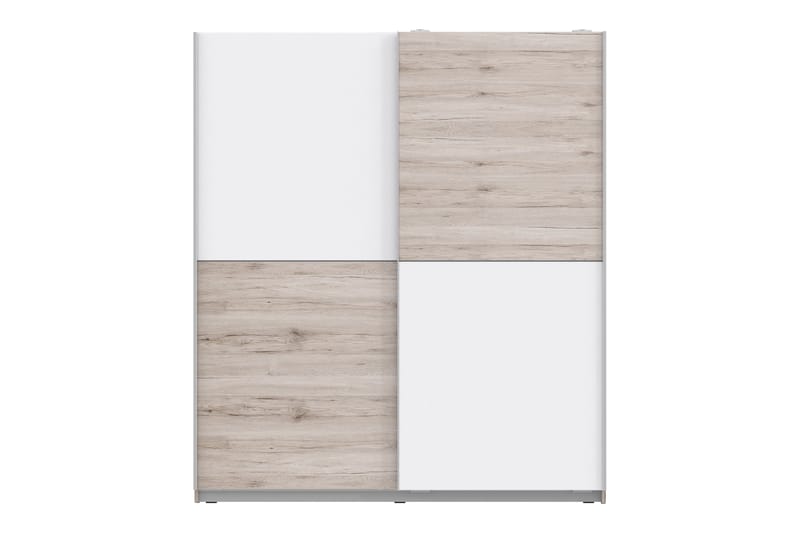 Slosser Garderobe 170x191 cm - Lysebrun - Oppbevaring - Klesoppbevaring - Garderober & garderobesystem