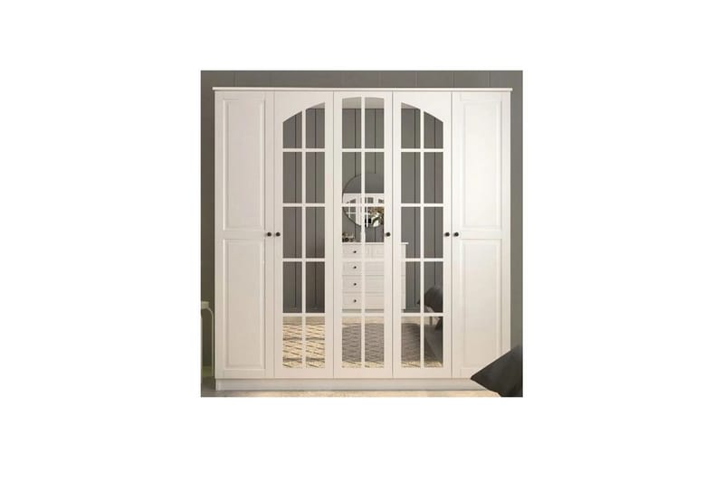 Sorrel Garderobesskåp 175x184 cm - Oppbevaring - Klesoppbevaring - Garderober & garderobesystem - Garderobeskap & klesskap