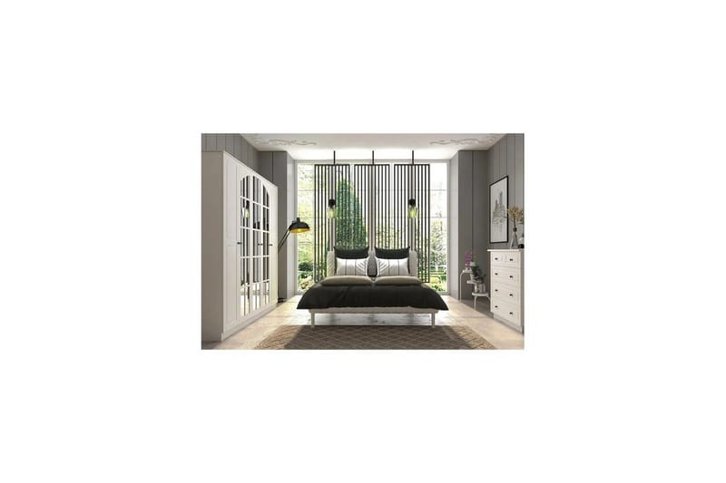 Sorrel Garderobesskåp 175x210 cm - Matt Hvit - Oppbevaring - Klesoppbevaring - Garderober & garderobesystem - Garderobeskap & klesskap