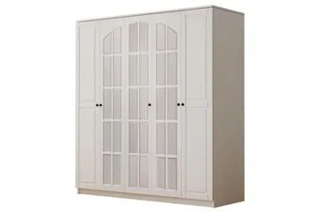 Sorrel Garderobesskåp 175x210 cm - Matt Hvit - Oppbevaring - Klesoppbevaring - Garderober & garderobesystem - Garderobeskap & klesskap