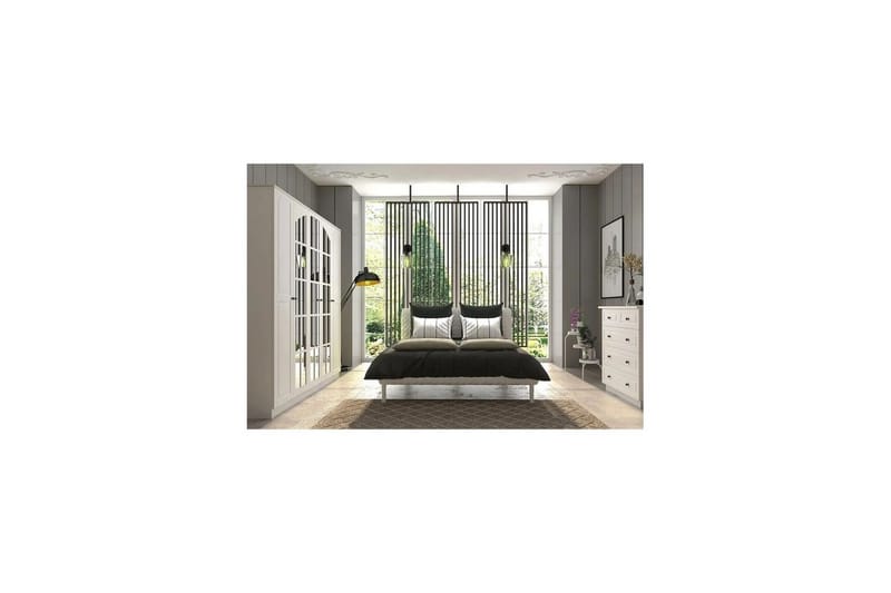 Sorrel Garderobesskåp 175x210 cm - Matt Hvit - Oppbevaring - Klesoppbevaring - Garderober & garderobesystem - Garderobeskap & klesskap