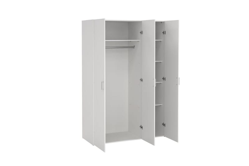 Space Garderobe 116x175 cm - Hvit - Oppbevaring - Klesoppbevaring - Garderober & garderobesystem