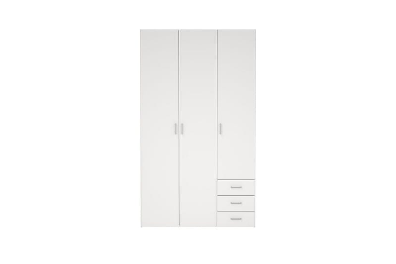 Space Garderobe 116x200 cm - Hvit - Oppbevaring - Klesoppbevaring - Garderober & garderobesystem