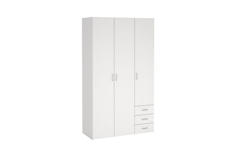 Space Garderobe 116x200 cm - Hvit - Oppbevaring - Klesoppbevaring - Garderober & garderobesystem