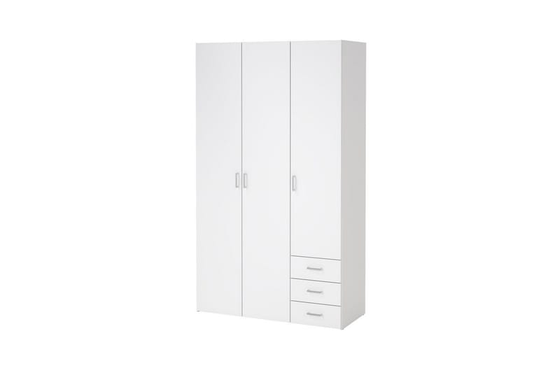 Space Garderobe 116x200 cm - Hvit - Oppbevaring - Klesoppbevaring - Garderober & garderobesystem