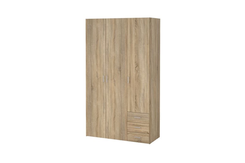 Space Garderobe 116x200 cm - Natur - Oppbevaring - Klesoppbevaring - Garderober & garderobesystem
