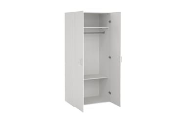 Space Garderobe 78x175 cm - Hvit - Oppbevaring - Klesoppbevaring - Garderober & garderobesystem