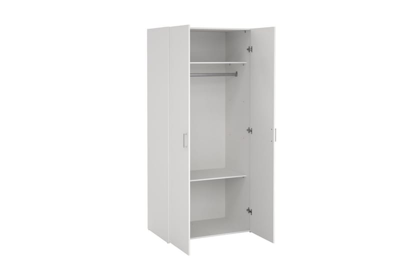 Space Garderobe 78x175 cm - Hvit - Oppbevaring - Klesoppbevaring - Garderober & garderobesystem