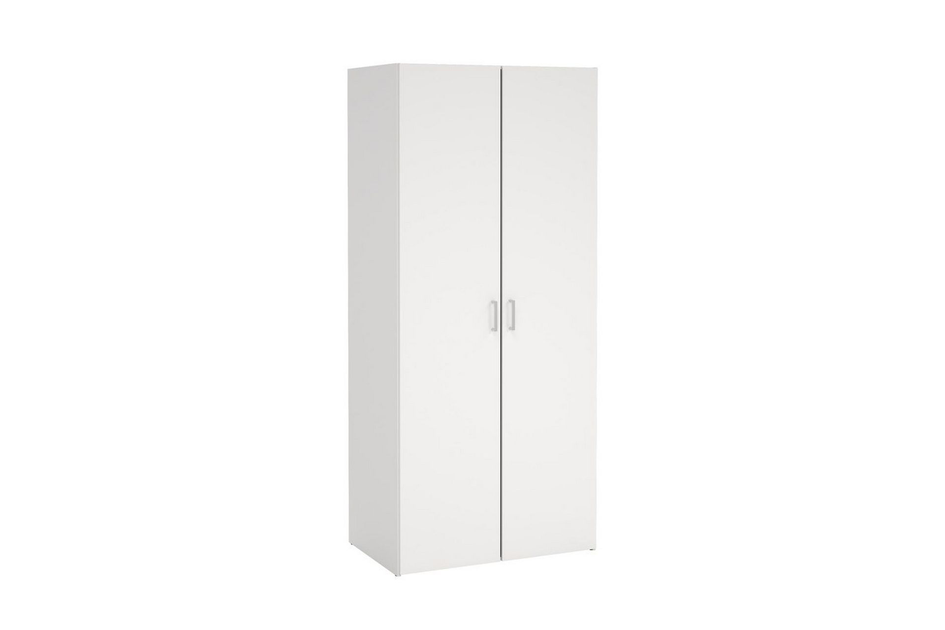Space Garderobe 78x175 cm - Hvit - Oppbevaring - Klesoppbevaring - Garderober & garderobesystem